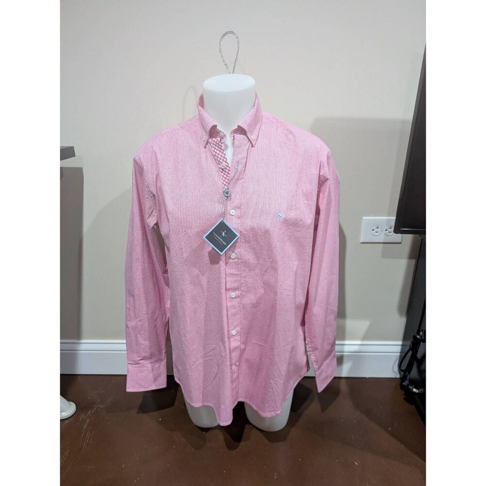 BNWT Tailor bird button-down size large - Picture 4 of 4